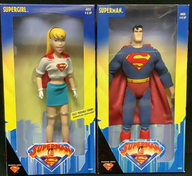 Sealed Hasbro Supergirl #26510 & Superman #70760 Please see images for details regarding condition.: Please see images for details regarding condition.