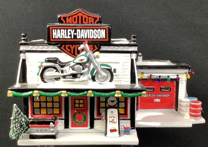 Dept 56 Harley-Davidson Motorcycle Shop #54886 No (1 of 10)