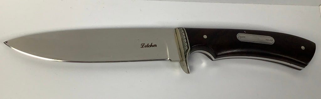 Hand Made Billy Letcher Fixed Blade Knife Please see images for details regarding (1 of 5)