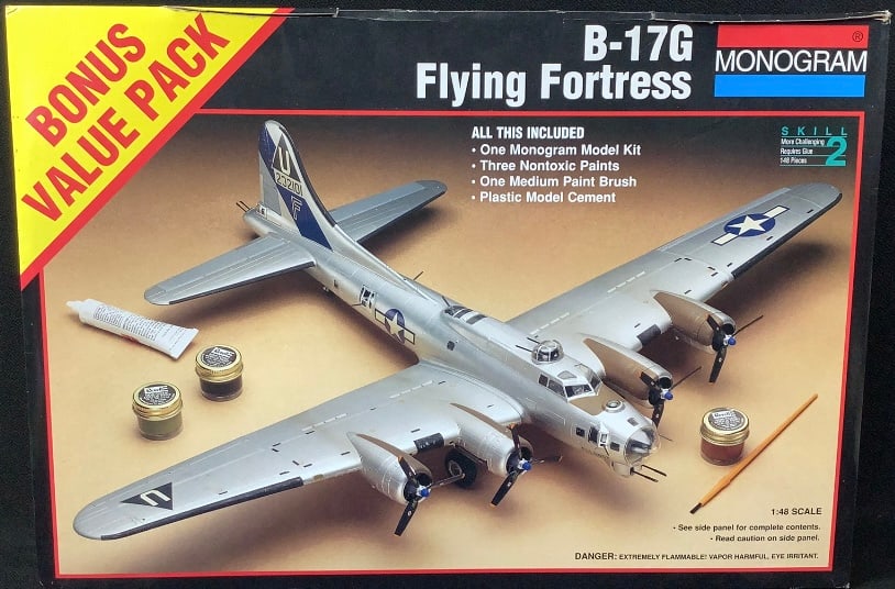 Monogram B-17G Flying Fortress #6384 1:48 Not (1 of 11)