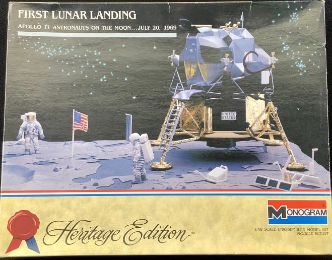 Monogram 1st Lunar Landing Apollo 11 Astronauts On The Moon 7-20-1969 Heritage Edition Model #6060 (1 of 8)