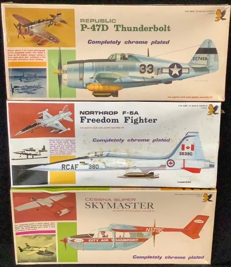 Sealed Hawk P-47D Thunderbolt #212-200 Freedom Fighter #213 & Cessna Skymaster #217-200 1/4" scale (1 of 7)