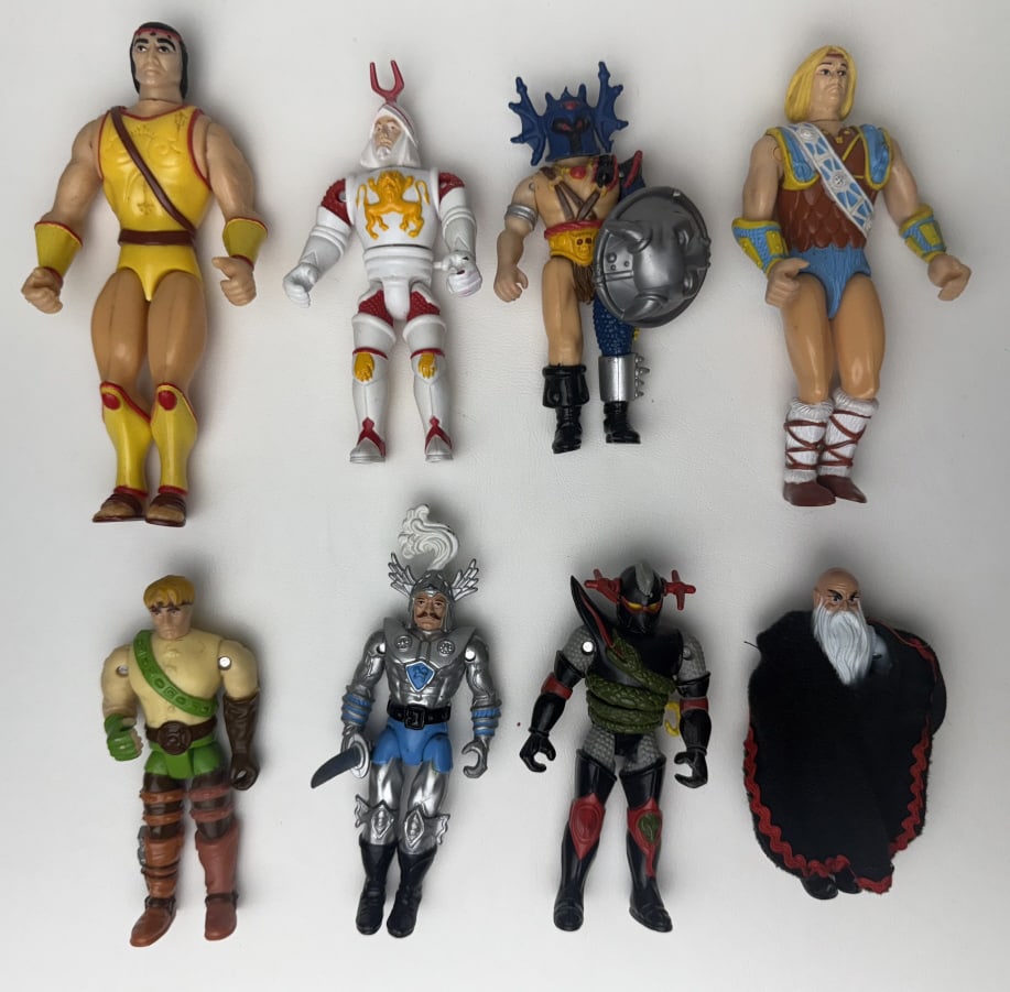 Vintage LGN Advanced Dungeons & Dragons Action Figures (1 of 10)