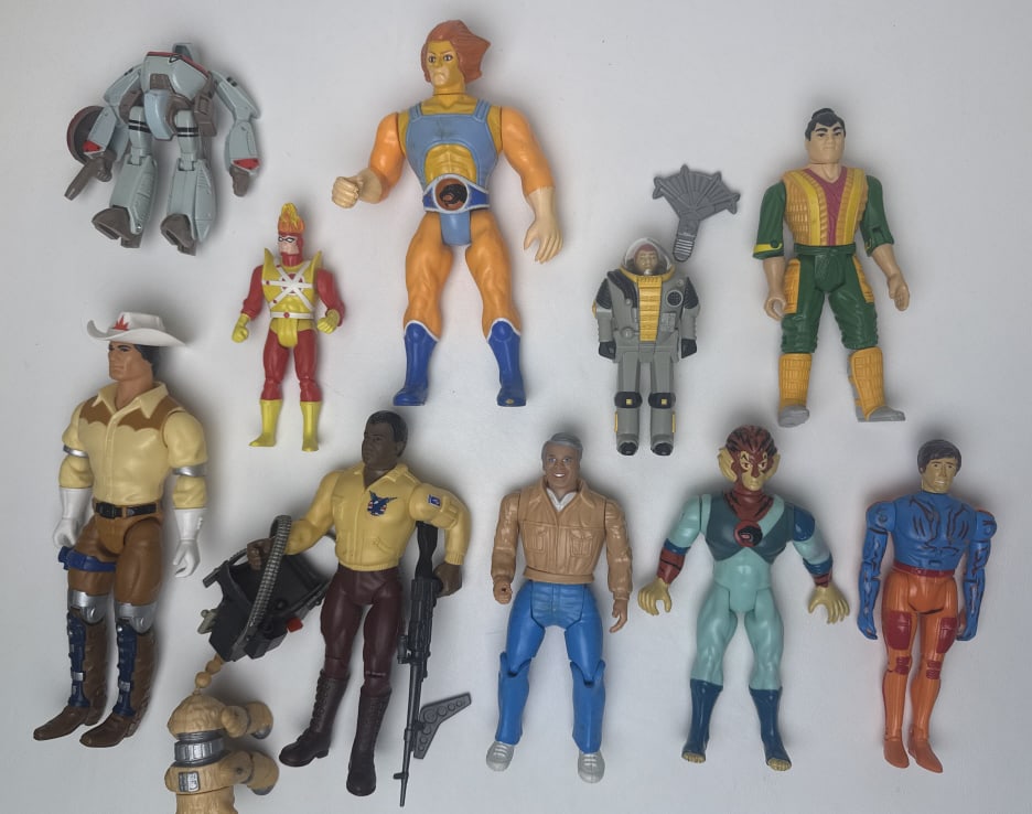 Vintage 1980s Action Figure Lot Bravestarr Thundercats more Includes what’s shown in photos. (1 of 15)