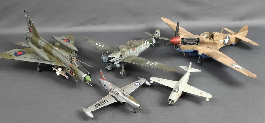 Assorted Assembled Model Airplanes Not all inspected. Please see images for details regarding (1 of 20)