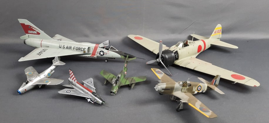 Assorted Assembled Model Airplanes #3 Not all inspected. Please see images for details regarding (1 of 20)