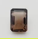 22 Carat Emerald Cut Smokey Quartz Gemstone Stone Weighs 4.4 Grams