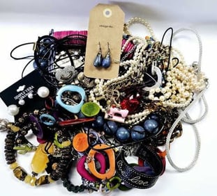 Large Costume Jewelry Lot What will you find??