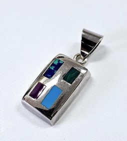 Sterling Silver Silpada Natural Gemstone Pendant Pendant weighs 11.1