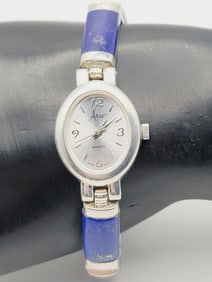 Aria Sterling Silver Lapis Lazuli Watch Watch Measures 7.5"
