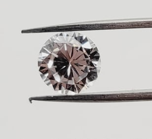 2 Carat Loose Cubic Zirconia Gemstone Stone Weighs 0.68 Grams