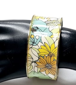 Vintage Floral Metal Cuff Bracelet Vintage Floral Metal Cuff Bracelet
