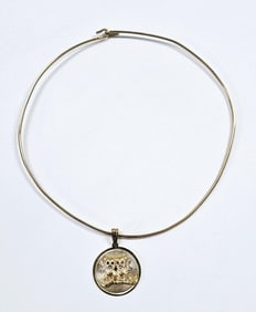 14K Teddy Bear Charm Necklace Necklace weighs 17.4 Grams