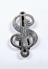 Sterling Silver Dollar Sign Money Clip Money Clip weighs 11.6 Grams