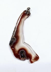 Handmade Agate Slice Necklace Pendant Pendant weighs 9.2 Grams