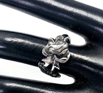 Hopeakeskus of Finland Sterling Spoon Ring Ring weighs 4.4 Grams Size 6.5