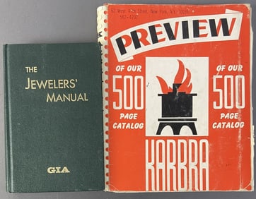 Mid Century Jewelry Book & Catalog The Jewelers' Manual by Richard T Liddicoat Jr. & Lawrence L