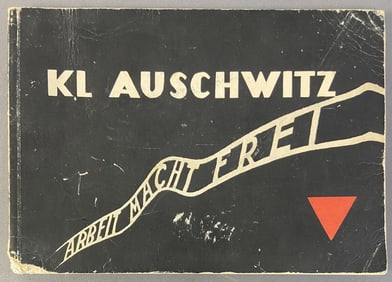 KL Auschwitz Book 1947 Softcover book by the International Auschwitz Committee, written on English,