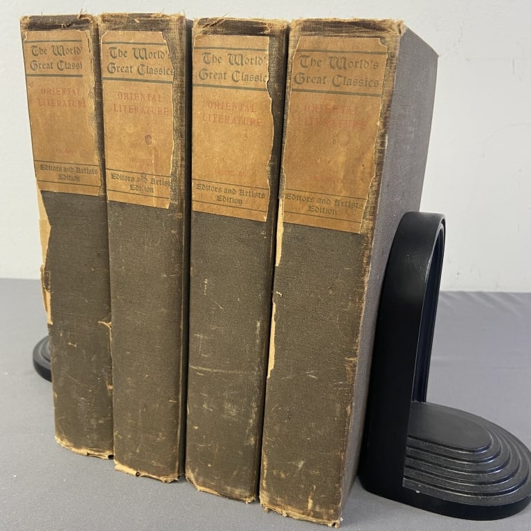 Antique World's Great Classics Book Set of Four The World's Greatest Classics Oriental Literature (1 of 15)
