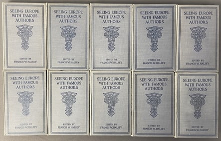 Seeing Europe With Famous Authors 10 Vol. Set Set of ten books, Seeing Europe with Famous Authors