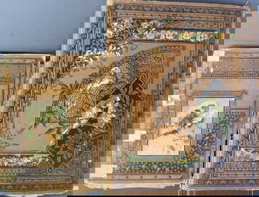 Victorian Scrapbooks with Postcards, Ads, and More Two 19th century scrap books, bigger one has a
