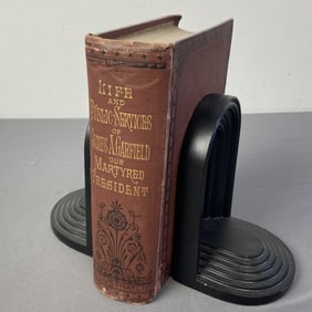 Antique Book Our Martyred President 1881 Our Martyred President The Life and Public Services if Gen.