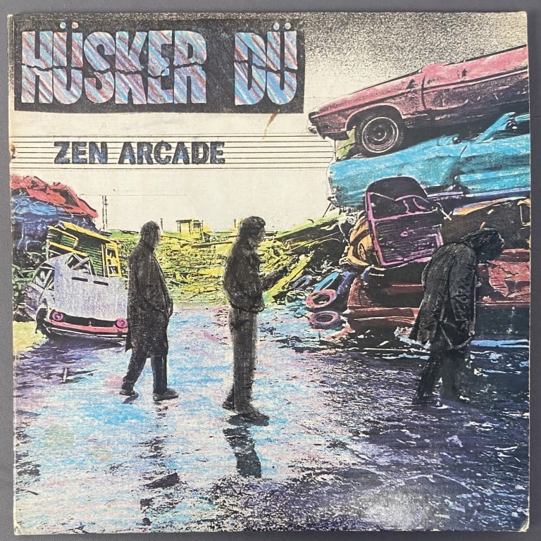 Husker Du Zen Arcade Vinyl LP Record Album Zen Arcade by Husker Du. SST Records, SST 027, 1984. Two (1 of 6)