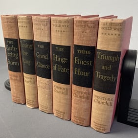 Second World War by Winston Churchill 6 Books Six book set The Second World War by Winston