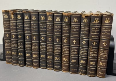 Real America in Romance 13 Book Set 1911 The Real America in Romance, edited by Edwin Markham,