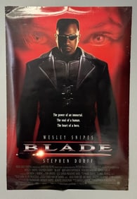 1998 Blade Theatrical One Sheet Movie Poster Poster measures  27" x 40" DS