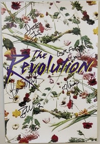 The Revolution When Doves Cry Poster Signed Poster for the release of When Doves Cry, signed by
