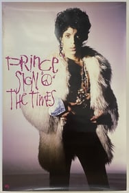 Prince Sign O The Times Poster 1987 Poster for the Prince album Sign o the Times, Paisley Park 1987.