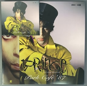 Prince Park Cafe 87 Vinyl Records & CD Set Prince Featuring Madhouse live at Park Cafe in 1987. Two
