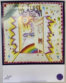 The Flesh Dream Factory Limited Edition Litho Numbered limited edition lithograph, numbered 176/250.