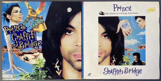 Prince Graffiti Bridge Vinyl & Laserdisc Prince album Graffiti Bridge, Paisley Park Records,