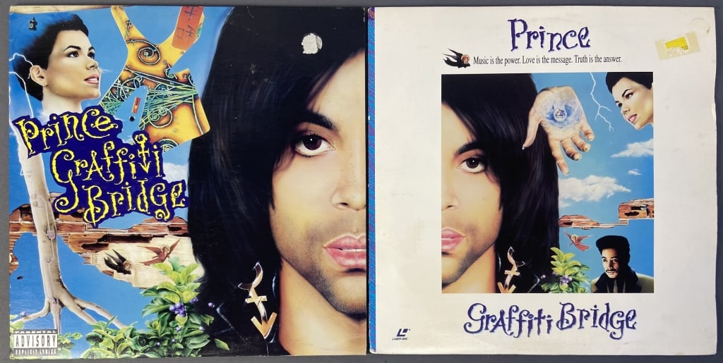 Prince Graffiti Bridge Vinyl & Laserdisc Prince album Graffiti Bridge, Paisley Park Records, (1 of 9)