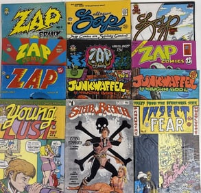 Vintage Lot of Adult Comics 60s 70s Zap 0-7 Soup Junkwaffel Star Reach R