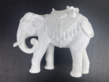 Lenox Elephant 1996 Nativity Bone China Figurine Figurine measures 8.5in  No box. Some marks/dirt