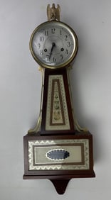 Vintage Seth Thomas Banjo Wall Clock Not over wound, otherwise untested