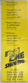 The Shining 1980 20 x 50 Door Poster Folded From Closed Movie Theater collection. Pin holes in
