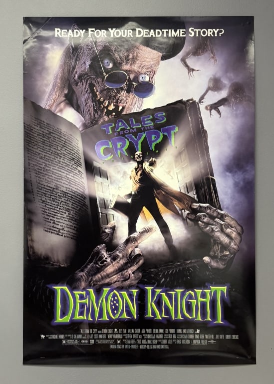 Vintage Tales From The Crypt Demon Knight Double Sided Theatrical One Sheet 27 x 40 Movie Poster; (1 of 8)