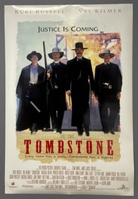 Vintage Tombstone Double Sided Theatrical Poster One Sheet Movie Poster 27 x 40 inches in size, from