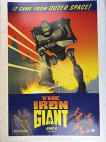 Vintage The Iron Giant Theatrical Movie Poster One sheet poster 27 x 40 inches in size, stored