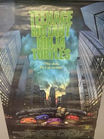 1990 Teenage Mutant Ninja Turtles Movie Poster Theatrical One Sheet Movie Poster SS 27 x 40 inches