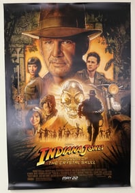 Indiana Jones One Sheet Movie Poster Poster for Indiana Jones and the Kingdom of the Crystal Skull