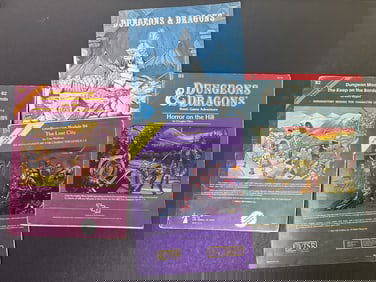 Dungeons & Dragons D&D Lot 3rd Edition Rule Books B2 B4 B5 Modules. 2001 9034 9049 9078