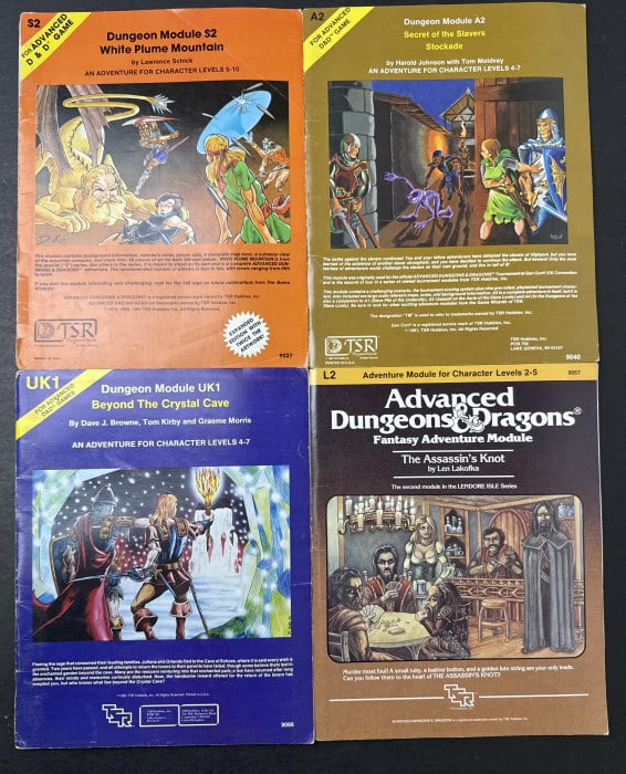 Vintage TSR Advanced Dungeons & Dragons Module Lot S2 L2 UK1 (1 of 15)