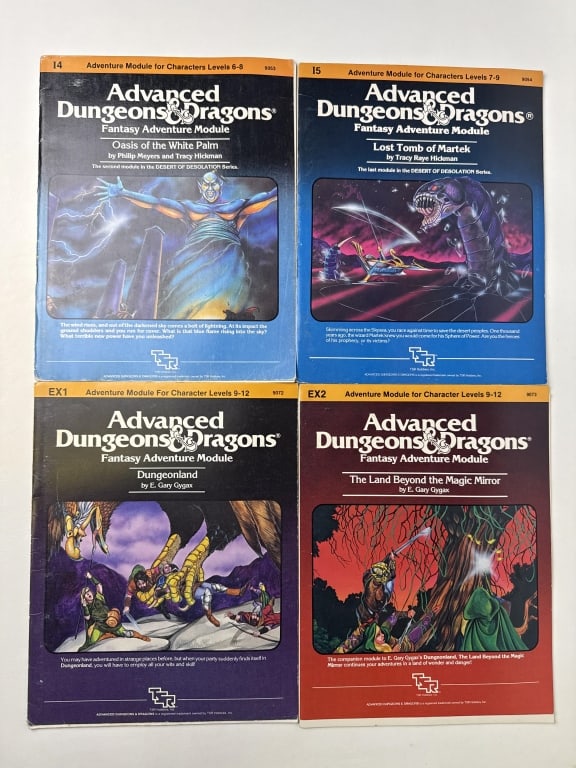 Vintage TSR Dungeons & Dragons Modules Lot 14 9053 15 9054 EX1 9062 EX2 (1 of 15)