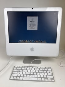 Apple iMac White 17" LCD Display 1.9GHz PC All-in-One Desktop PC 2009 2.5 GB DDR2 SDRAM 17"