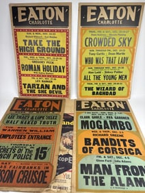 Vintage Posters from Eaton Theater Charlotte MI Charlotte Michigan Eaton Theatre posters plus King